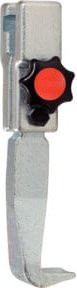 KS Tools Schnellspann-Abzieherhaken in Silber aus Stahl, Länge: 200 mm - Bild 1