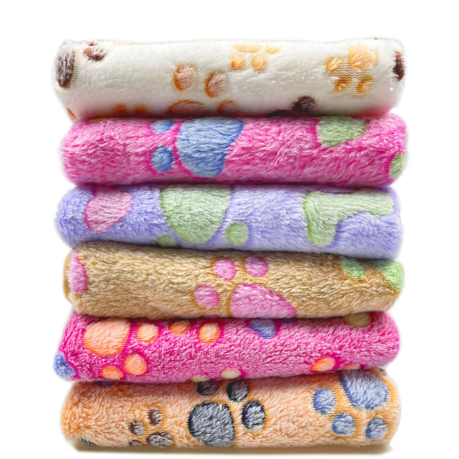Tianqierpet Kuschelige Fleece Decke für Hunde und Katzen in Mehrfarbig für den Winter - Bild 4