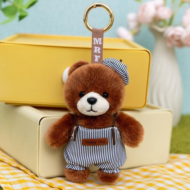 Schlüsselanhänger Bär, Plüschtier, 13 cm, Unisex - Bild 1