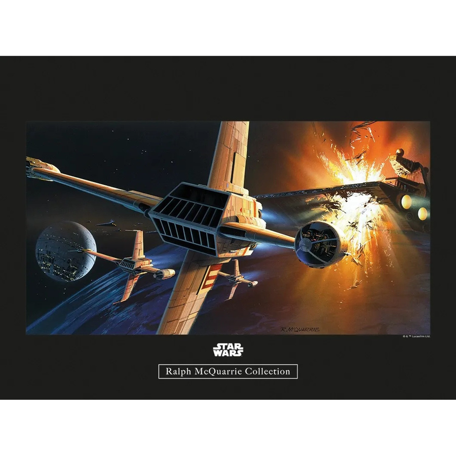 Komar Wandbild Star Wars Orbit War, Multicolor, B: 40 cm, H: 30 cm - Bild 2