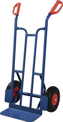Tecwerk Sackkarre in Saphirblau mit Schaufel, Höhe: 115 cm, Breite: 40 cm, Tiefe: 15 cm - Bild 1