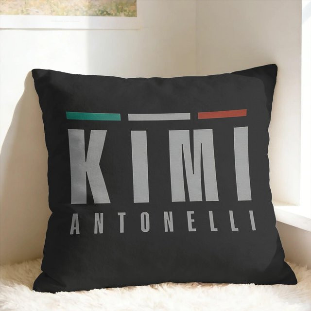 JMG Clothing Kimi Antonelli Kissenbezug mit Grafikdesign, Mehrfarbig, B/T/H: 45 x 45 x 0 cm - Bild 1
