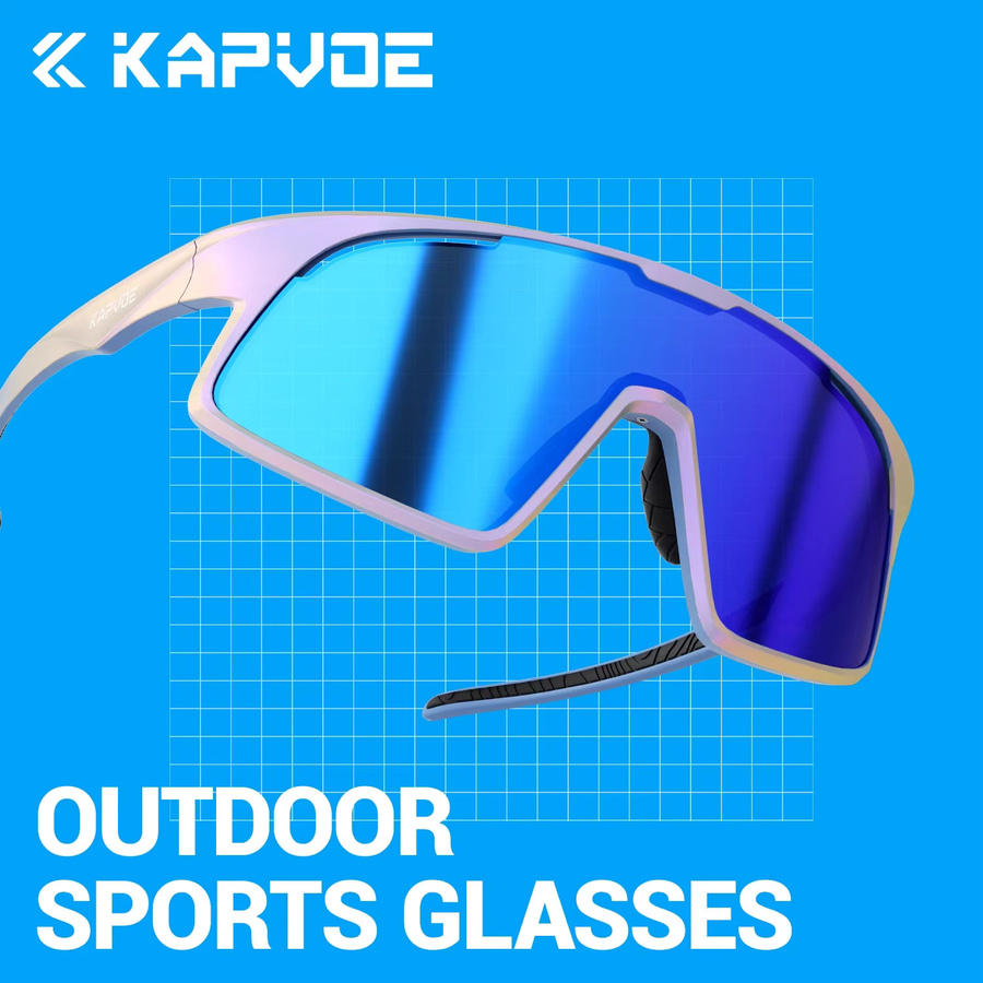 KAPVOE Sportsonnenbrille, Unisex, blau - Bild 2