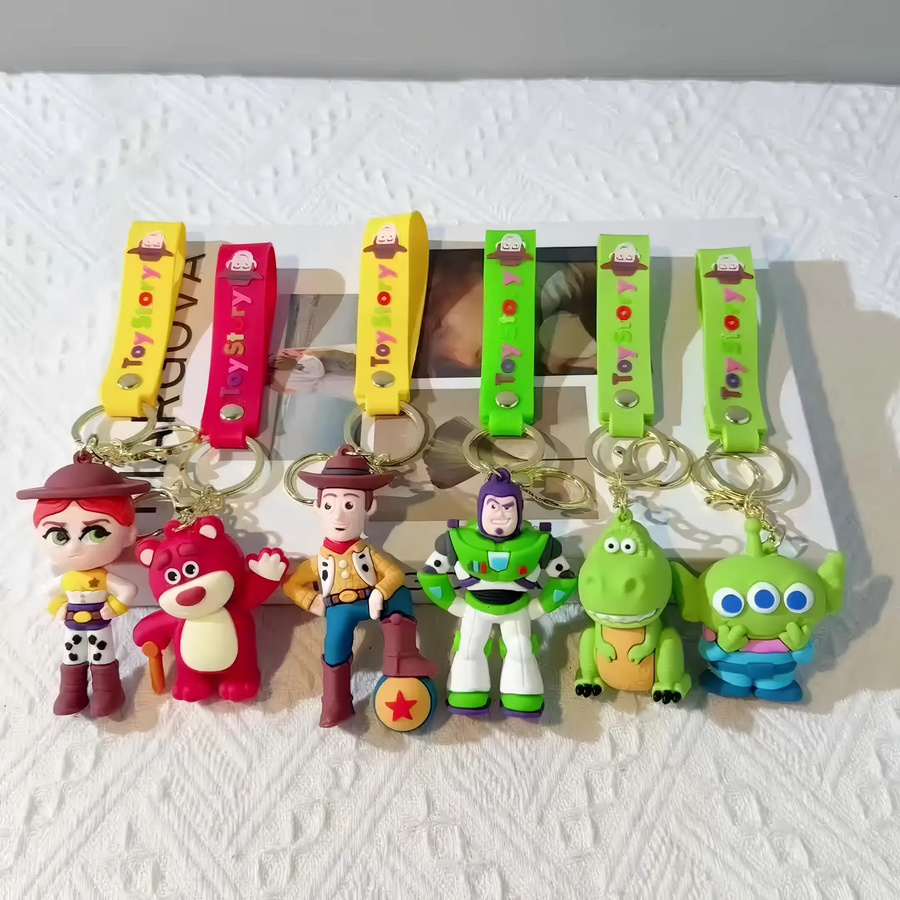 Disney Toy Story Woody Buzz Lightyear Figur, Schlüsselanhänger, Set / Bundle - Bild 2