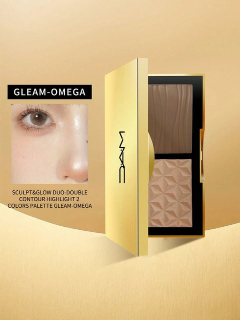 MAC Sculpt & Glow Duo Highlight & Contour Palette, beige, Puder - Bild 1