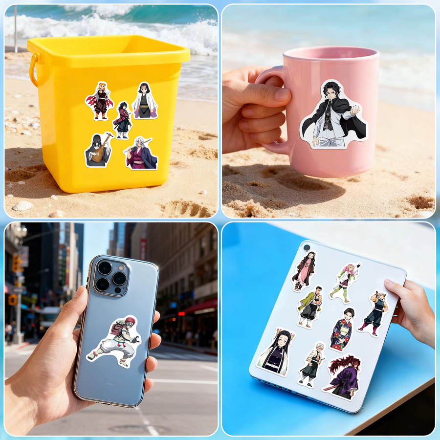 Bandai Kimetsu No Yaiba Demon Slayer Sticker, 50-teiliges Set - Bild 3