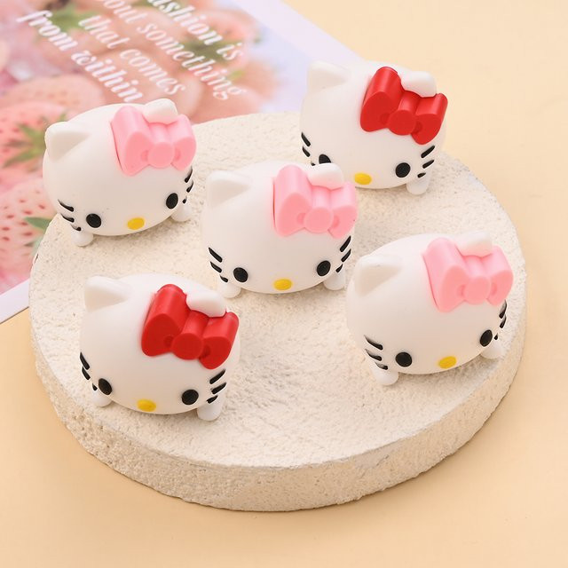 10 Stück Sanrio Harzperlen in Multicolour für DIY Schnullerketten, Halsketten und Armbänder - Bild 1