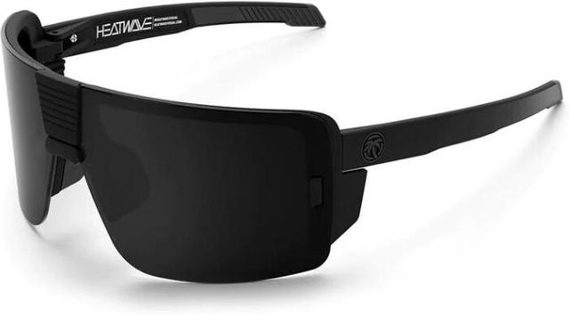 HEAT WAVE Binchi Keji Travel Sportsonnenbrille, rectangular, black, Kunststoff, Vollrand, Herren - Bild 1