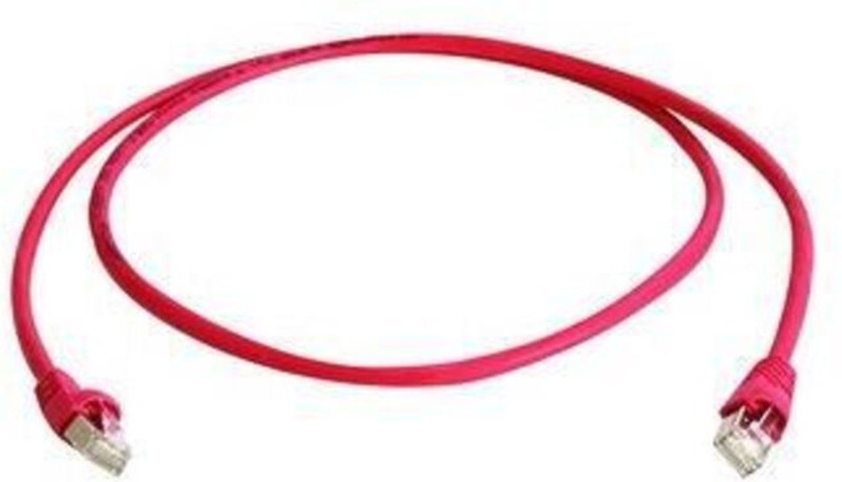 Telegärtner RJ45 Netzwerkkabel CAT 6a S/FTP Patchkabel Rot, Länge: 1,00 m - Bild 2