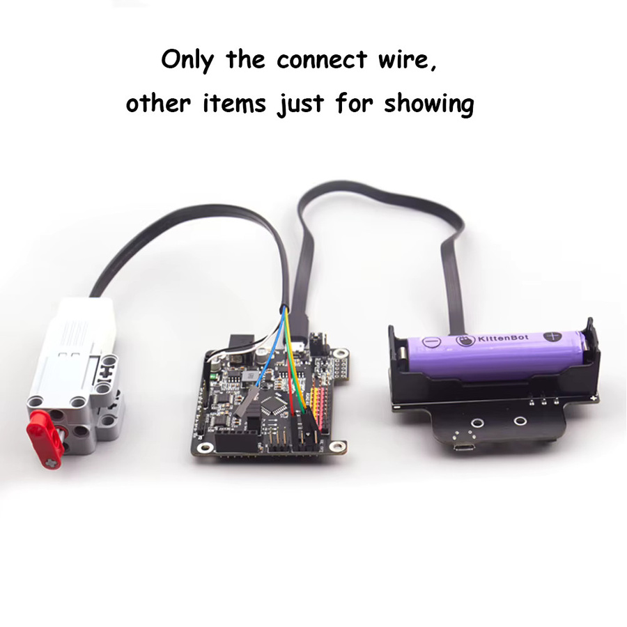 wishiot EV3-Verlängerungsleitung 6p6c in Schwarz, DuPont-Verbindungskabel mit Kristallkopf auf 6P-Buchse für Microbit Robot:Bit ev3/nxt, Länge: 25 cm - Bild 3