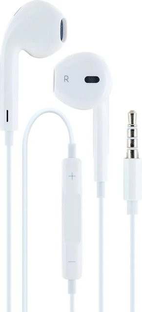 Schwaiger In-Ear Kopfhörer mit 3,5 mm AUX Stecker in Weiß - Bild 1