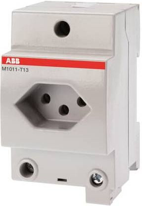 ABB Schutzkontakt-Steckdose IP20 in Weiß - Bild 1