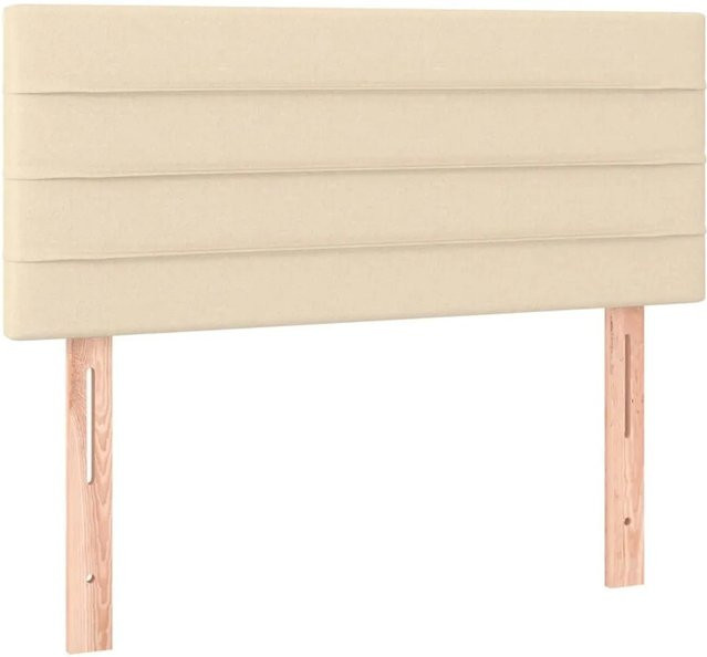 vidaXL Kopfteil Polsterteil in Beige, B/T/H: 100 x 5 x 78-88 cm - Bild 1