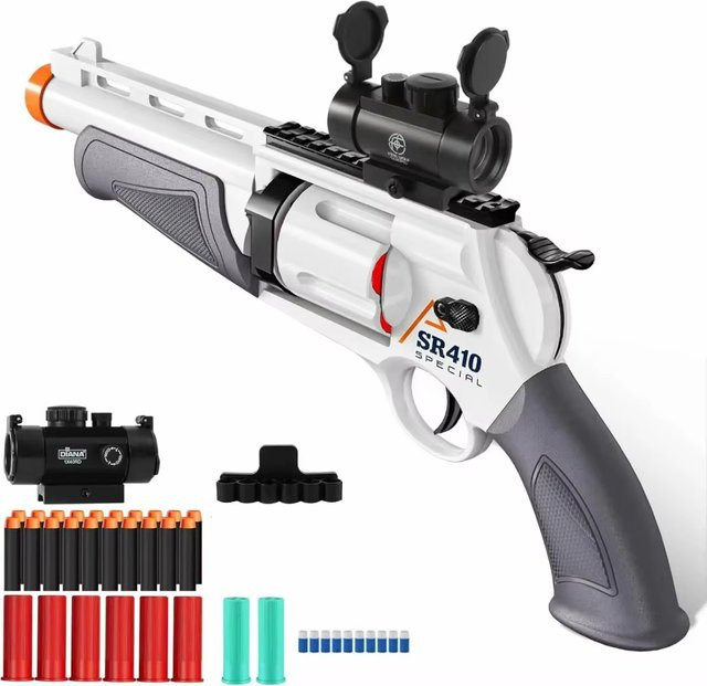 NOCCLILI Revolver-Spielzeugpistolen, mit Hülsenauswurf und Weichgeschossen - Bild 1