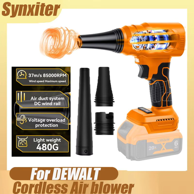 DEWALT Kabelloser Staubbläser für 18V Akku, Elektrischer Turbo-Jet-Handgebläse in Orange - Bild 2