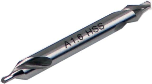 Rotwerk HSS-Zentrierbohrer in Silber mit 1,6 mm Durchmesser - Bild 1