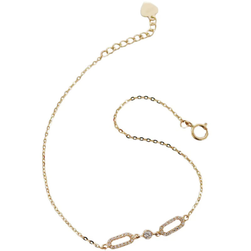 OBEAR Armband, 925 Silber, Gold, Zirkonia, Damen - Bild 2