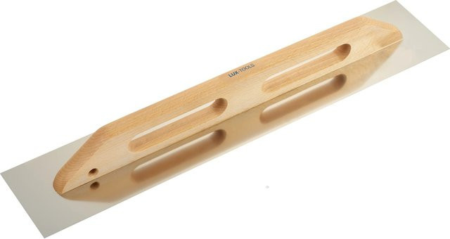 LUX-TOOLS Glättekelle aus Edelstahl in Silber, Breite: 68 cm - Bild 1