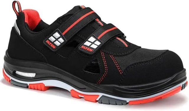 Elten Sicherheitssandale IAN XXTP RED Easy ESD S1 in Rot und Schwarz, Größe 43 - Bild 1