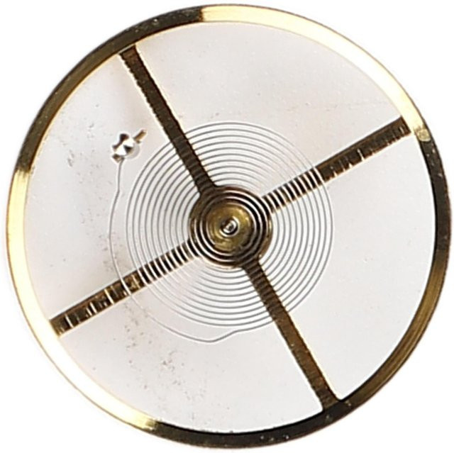 Uhrenreparaturzubehör Spiralfeder Legierung, Golden white - Bild 1