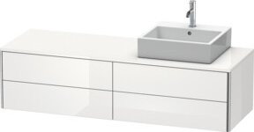 Duravit Waschtischunterschrank XSquare in Weiß Hochglanz, B/T/H: 160 x 40 x 40 cm - Bild 1