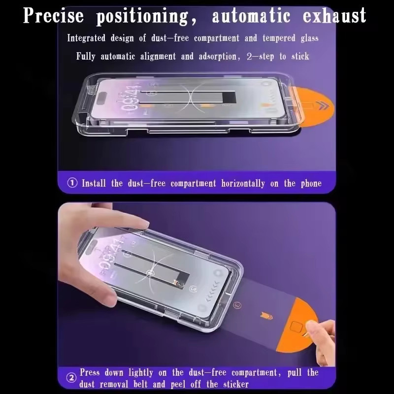 Xiaomi Anti-Spy Panzerglas Schutzfolie mit 9H Härte für Poco X8 X7 M8 M7 F8 Pro Max Ultra, transparente Vollbildabdeckung - Bild 3