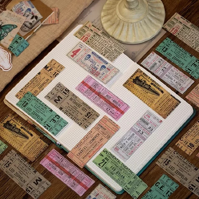 30 Stück Vintage Briefpapier Momo Geschenk-Schreibwaren in Multicolour, B: 11 cm, H: 8,5 cm - Bild 1