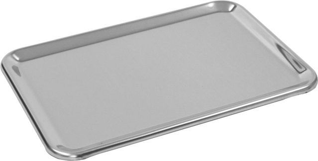Schneider Auslagetablett aus Edelstahl in Silber, rechteckig, B: 24 cm, T: 34 cm, H: 1,2 cm - Bild 1