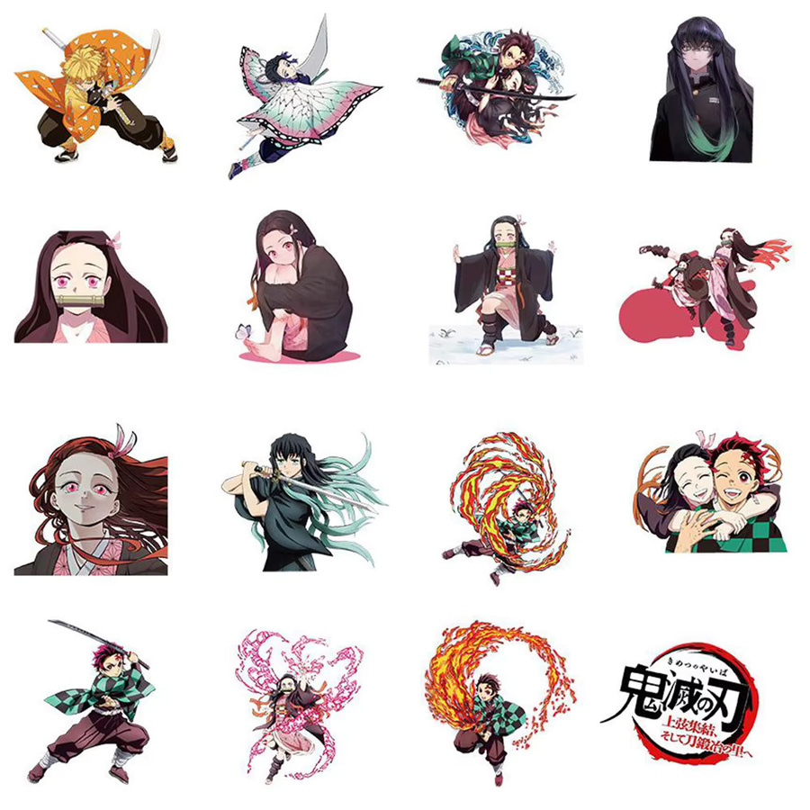 Bandai Demon Slayer Anime-Aufkleber, Bunt / Mehrfarbig - Bild 3