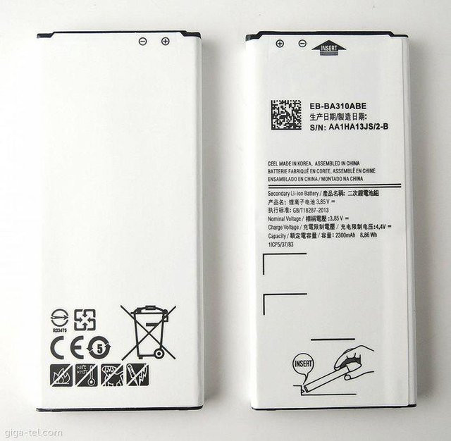 CoreParts Akku für Samsung EB-BA310ABE - Lithium-Ion (Li-Ion) - 1700 mAh, 3,8 V - Schwarz - Bild 1