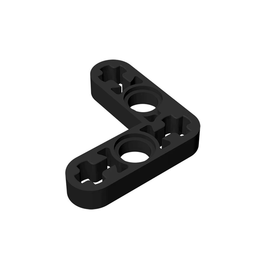 JIAJIALE 32056 Modifizierte Gebogene Dünne L-Form 3x3 Bausteine, 10-teiliges Set, Bunt / Mehrfarbig - Bild 2