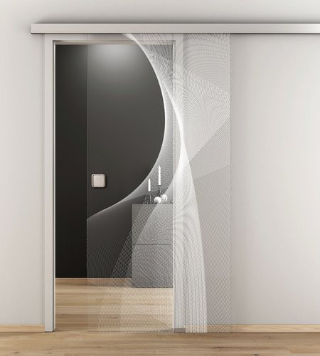NOVADOORS Glasschiebetür NOVA 634, transparent, B/H: 93,5 x 205,8 cm - Bild 1