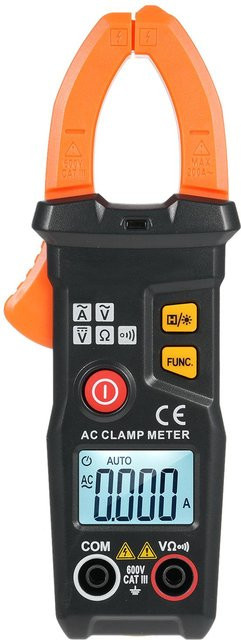 Kkmoon Digitales Zangenamperemeter Multimeter mit Hintergrundbeleuchtung für AC/DC-Spannung, 6000 Zählwerte, bunt - Bild 1