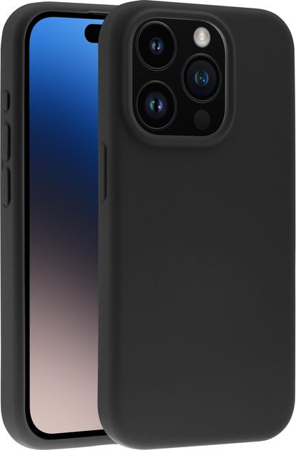 Vivanco Mag Hype Cover Handyhülle für iPhone 15 Pro mit Magnetic Wireless Charging Support, Schwarz - Bild 1