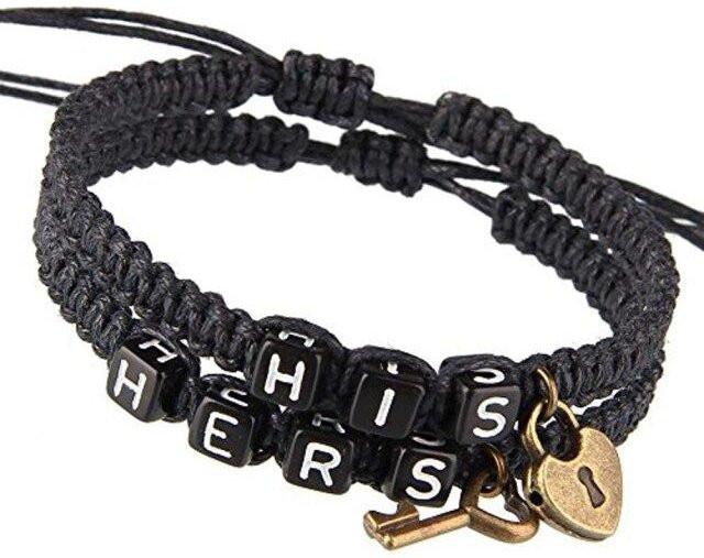 Allbestart Armbänder, Kunststoff, Schwarz, Unisex - Bild 1