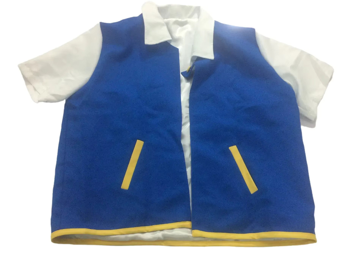 Bandai Pokémon Ash Ketchum Cosplay Kostüm, Blau, Set / Bundle - Bild 3