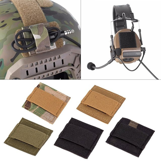 Taktische Kabelbinder für Jagdausrüstung und Headset-Kabelmanagement in Schwarz und Multicolour - Bild 1