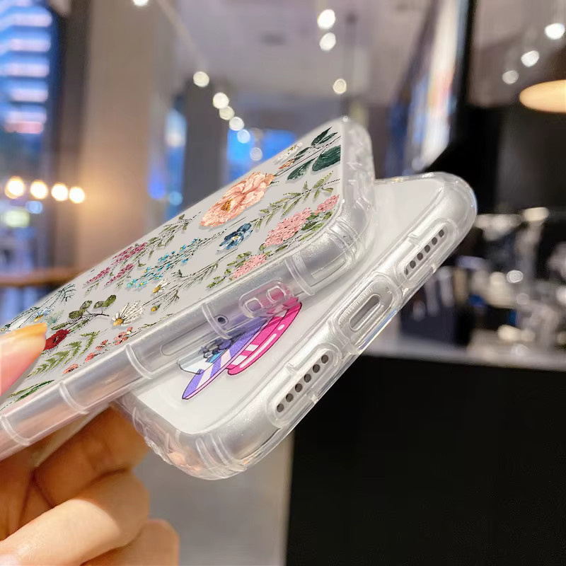 Ojeleye Handyhülle mit Gänseblümchen-Blumenmuster für iPhone 11 bis iPhone 17 Pro Max, Soft Back Cover in Multicolour - Bild 2