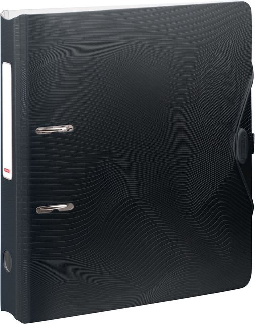Brunnen Ordner Wave A4 in Onyx Schwarz aus Polypropylen - Bild 1