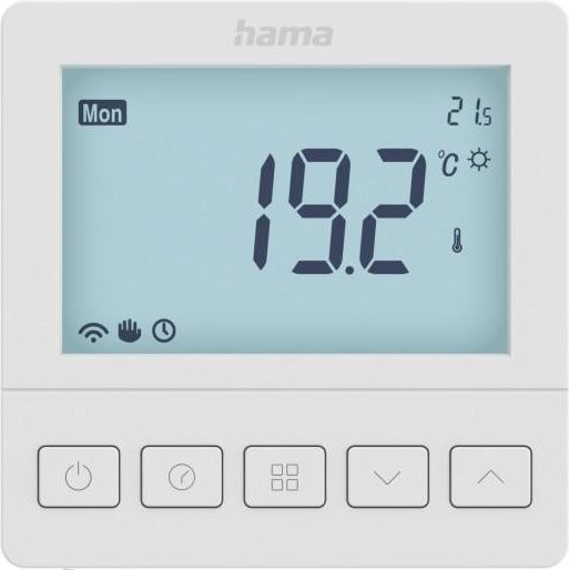 Hama Smartes Fußbodenheizungs-Thermostat in Weiß zur App- und Sprachsteuerung für dein Smart Home - Bild 1