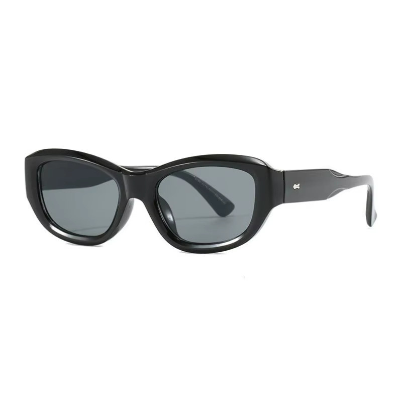 Samjune Sonnenbrille Cat-Eye, Vollrand, Kunststoff, schwarz, Damen - Bild 3