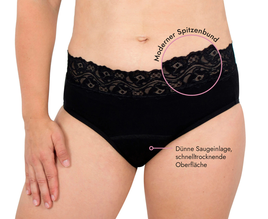 HYDAS Spitzen-Slip mit Saugeinlage - Bild 2