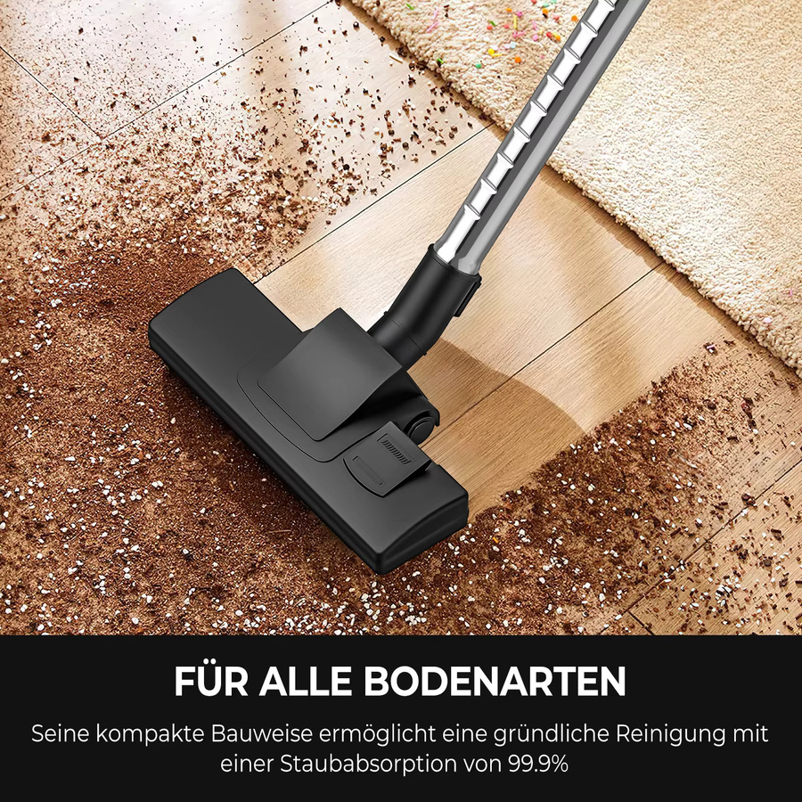 OWJHE beutelloser kabelgebundener Haushaltsstaubsauger mit 3300 W und HEPA-Filtersystem für Holzböden, Teppiche und Fliesen - Bild 4