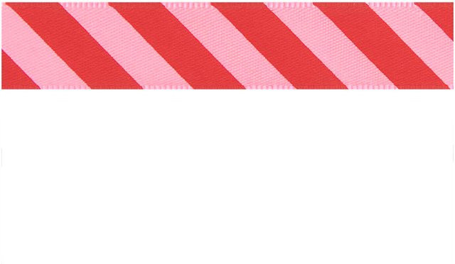 Rico Design Paper Poetry Satinband Streifen in Neon Pink-Rot, Breite: 16 mm, Länge: 3 m - Bild 1