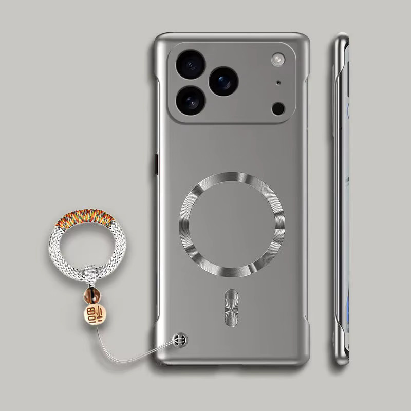 Lucky Ring Fundas Magnetische Handyhülle für HUAWEI HONOR 600 Pro, Rahmenlose MagSafe kompatible Schutzhülle aus mattem PC in Rot - Bild 4
