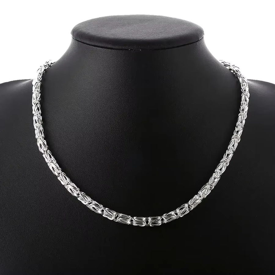 Jewelrytop Halskette, 925 Silber, Vintage, Unisex - Bild 4