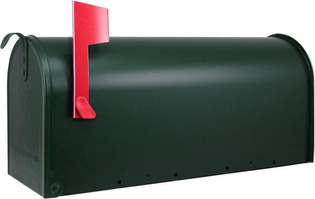 Banjado Amerikanischer Briefkasten US-Mailbox Grün B/T/H: 51 x 22 x 17 cm - Bild 1