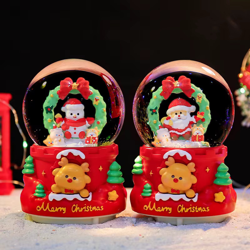 Monogatari Kristallkugel-Anhänger mit leuchtender Oktavenbox als weihnachtliche Desktop-Dekoration in Mehrfarbig - Bild 2