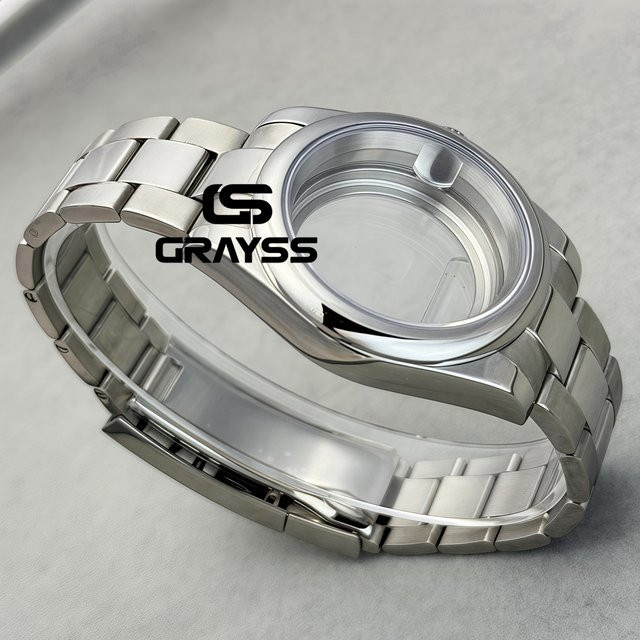 Uhrengehäuse Edelstahl, 36mm/39mm, Silber, Unisex - Bild 1