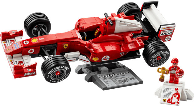 LEGO Icons Ferrari F2004 und Michael Schumacher Modellauto ab 18 Jahren - Bild 3